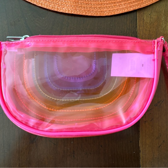 Rainbow Transparent Pouch – Fun & Vibrant Organizer - Picture 2 of 2